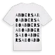 Andersabo ordlek t-shirt