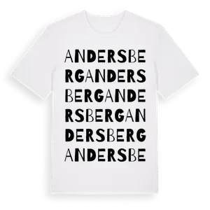 Andersberg ordlek t-shirt – ekologisk bomull t-shirt från Pinshirt
