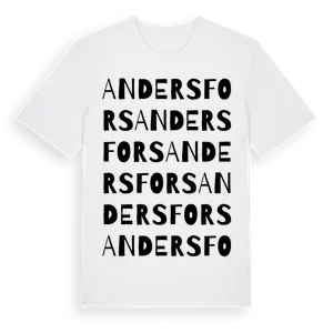 Andersfors ordlek t-shirt – ekologisk bomull t-shirt från Pinshirt