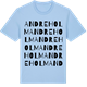 Blue Soul t-shirt med Andreholm ordlek t-shirt