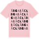 Pink Cotton t-shirt med Ängabäck ordlek t-shirt