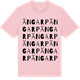 Pink Cotton t-shirt med Ängarp ordlek t-shirt