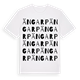 White t-shirt med Ängarp ordlek t-shirt
