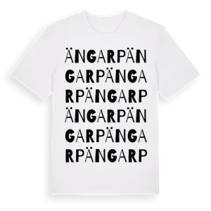 Ängarp ordlek t-shirt – ekologisk bomull t-shirt från Pinshirt