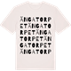 Vintage White t-shirt med Ängatorpet ordlek t-shirt