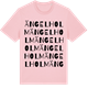 Pink Cotton t-shirt med Ängelholm ordlek t-shirt