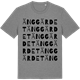 Mid Heather Gray t-shirt med Änggärdet ordlek t-shirt