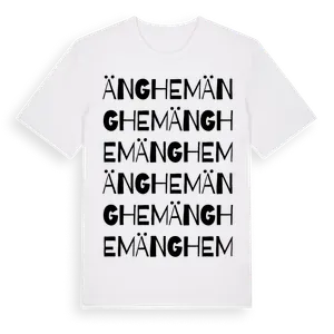 Änghem ordlek t-shirt – ekologisk bomull t-shirt från Pinshirt