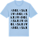 Blue Soul t-shirt med Anglaskruv ordlek t-shirt
