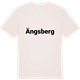 Vintage White t-shirt med Ängsberg fetstil t-shirt