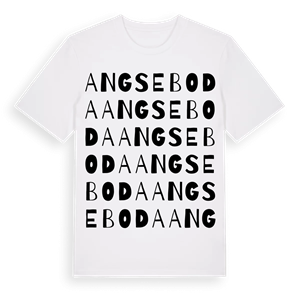 Angseboda ordlek t-shirt – ekologisk bomull t-shirt från Pinshirt