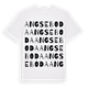 Angseboda ordlek t-shirt