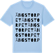 Blue Soul t-shirt med Ängstorpet ordlek t-shirt