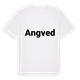 Angved fetstil t-shirt
