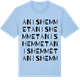Blue Soul t-shirt med Anishemmet ordlek t-shirt