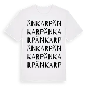 Änkarp ordlek t-shirt – ekologisk bomull t-shirt från Pinshirt