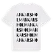 White t-shirt med Ankarsholm ordlek t-shirt