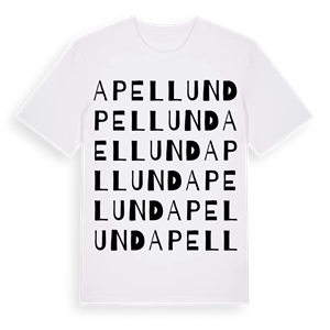 Apellund ordlek t-shirt – ekologisk bomull t-shirt från Pinshirt