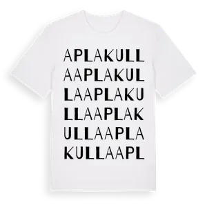 Aplakulla ordlek t-shirt – ekologisk bomull t-shirt från Pinshirt