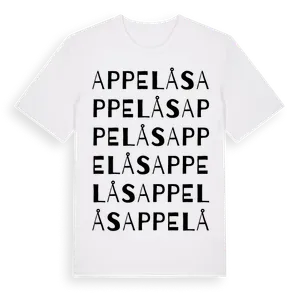 Appelås ordlek t-shirt – ekologisk bomull t-shirt från Pinshirt