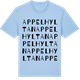 Blue Soul t-shirt med Appelhyltan ordlek t-shirt