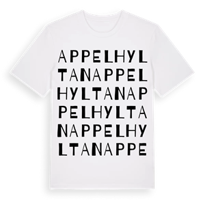 Appelhyltan ordlek t-shirt – ekologisk bomull t-shirt från Pinshirt