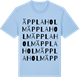 Blue Soul t-shirt med Äpplaholm ordlek t-shirt