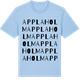Blue Soul t-shirt med Applaholm ordlek t-shirt