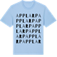 Blue Soul t-shirt med Applarp ordlek t-shirt