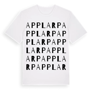 Applarp ordlek t-shirt – ekologisk bomull t-shirt från Pinshirt
