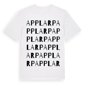 Applarp ordlek t-shirt – ekologisk bomull t-shirt från Pinshirt