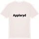 Vintage White t-shirt med Applaryd fetstil t-shirt