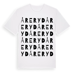 Åreryd ordlek t-shirt – ekologisk bomull t-shirt från Pinshirt