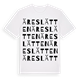 Äreslätten ordlek t-shirt