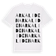 Arkaliden ordlek t-shirt