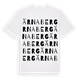 White t-shirt med Ärnaberg ordlek t-shirt
