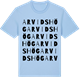 Blue Soul t-shirt med Arvidshög ordlek t-shirt