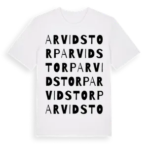 Arvidstorp ordlek t-shirt – ekologisk bomull t-shirt från Pinshirt