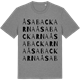 Mid Heather Gray t-shirt med Åsabackarna ordlek t-shirt