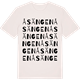 Vintage White t-shirt med Åsängen ordlek t-shirt