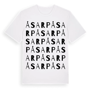 Åsarp ordlek t-shirt – ekologisk bomull t-shirt från Pinshirt