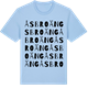 Blue Soul t-shirt med Åsbroäng ordlek t-shirt