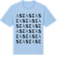 Blue Soul t-shirt med Ase ordlek t-shirt