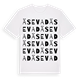 Äsevad ordlek t-shirt