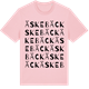 Pink Cotton t-shirt med Äskebäck ordlek t-shirt