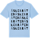Blue Soul t-shirt med Äskebråten ordlek t-shirt