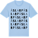 Blue Soul t-shirt med Åslarp ordlek t-shirt