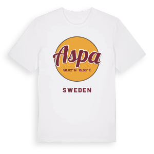 Aspa cirkel t-shirt – ekologisk bomull t-shirt från Pinshirt