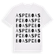Aspebo ordlek t-shirt
