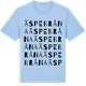 Blue Soul t-shirt med Äspebråna ordlek t-shirt